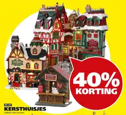 Tuinland LEMAX kersthuisjes aanbieding