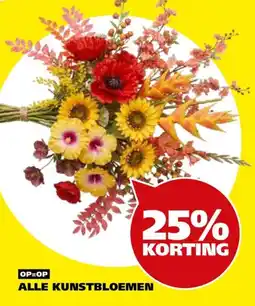 Tuinland op-op alle kunstbloemen aanbieding