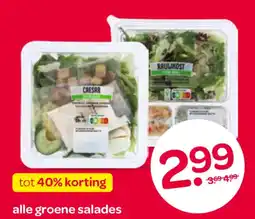 Spar alle groene salades aanbieding