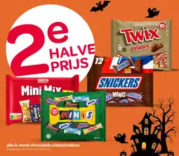 Spar alle A-merk chocolade uitdeelzakken aanbieding