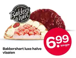 Spar Bakkershart luxe halve vlaaien aanbieding