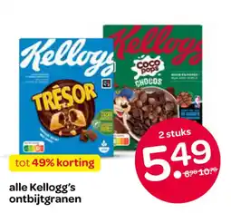 Spar alle Kellogg's ontbijtgranen aanbieding