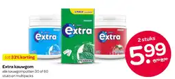 Spar Extra kauwgom aanbieding