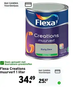 GAMMA Flexa Creations muurverf aanbieding