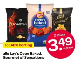 Spar alle Lay's Oven Baked, Gourmet of Sensations aanbieding