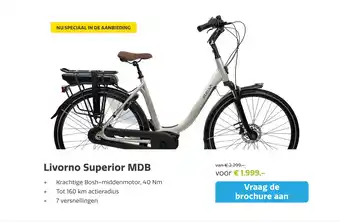 Stella fietsen Livorno Superior MDB aanbieding