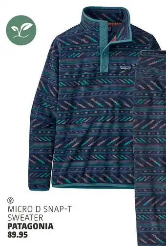 Bever Micro D Snap-T Sweater Patagonia aanbieding