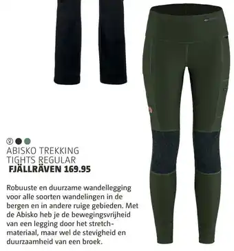 Bever Abisko Trekking Tights Regular Fjallraven aanbieding