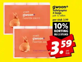 Boni Toiletpapier aanbieding