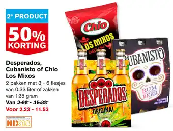 Hoogvliet Desperados, Cubanisto of Chio Los Mixos aanbieding