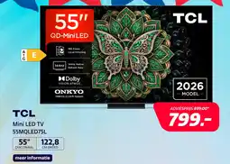 Electroworld TCL 2 Mini LED TV 55MQLED75L aanbieding