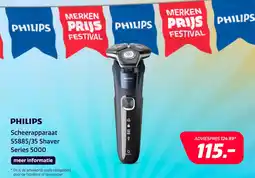 Electroworld Philips Scheerapparaat S5885/35 Shaver Series 5000 aanbieding