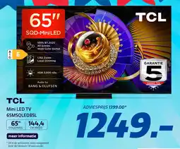 Electroworld TCL Mini LED TV 65MSQLED85L aanbieding
