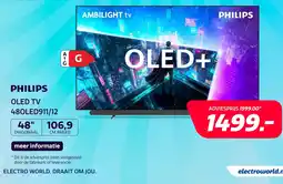 Electroworld Philips OLED TV 48OLED911/12 aanbieding