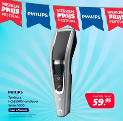 Electroworld Philips Tondeuse HC5650/15 Hairclipper Series 5000 aanbieding