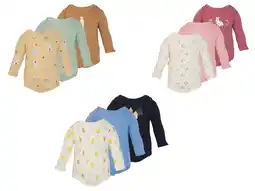 Lidl LUPILU Set van 3 baby rompers aanbieding
