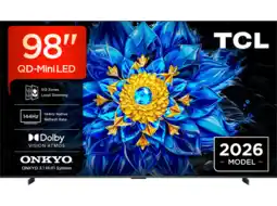 MediaMarkt Tcl 98p8l Google Tv - Ultra Hd 4k Qd-mini-led-tv 98 Inch 2026 aanbieding