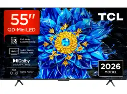 MediaMarkt Tcl 55p8l Google Tv - Ultra Hd 4k Qd-mini-led-tv 55 Inch 2026 aanbieding
