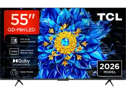 MediaMarkt Tcl 55p8l Google Tv - Ultra Hd 4k Qd-mini-led-tv 55 Inch 2026 aanbieding