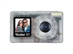 MediaMarkt Rollei Compactline Pocket Transparent Clear Compactcamera aanbieding