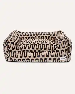 Pets Place Dogguo Retro Wave Sofa - Mand - Beige&Zwart M aanbieding