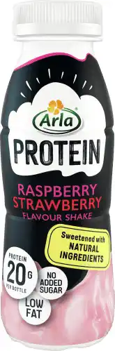 Dekamarkt Arla Protein shake aardbei-framboos aanbieding