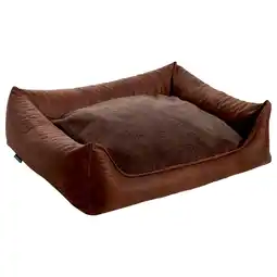 Pets Place MaxxNobel Orthopedische Sofa Lederlook/Teddy - Mand - Cognac L aanbieding