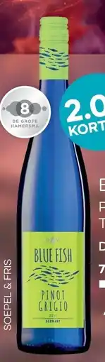 Mitra Blue Fish Pinot Grigio Trocken | 75 CL aanbieding