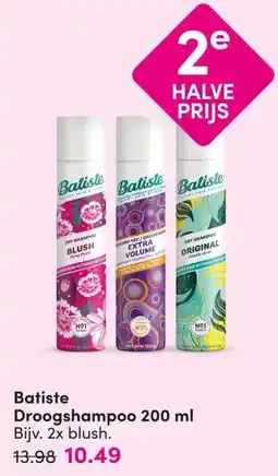 DA Batiste Droogshampoo 200 ml aanbieding
