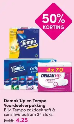 DA Demak'Up en Tempo Voordeelverpakking aanbieding