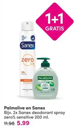 DA Palmolive en Sanex aanbieding