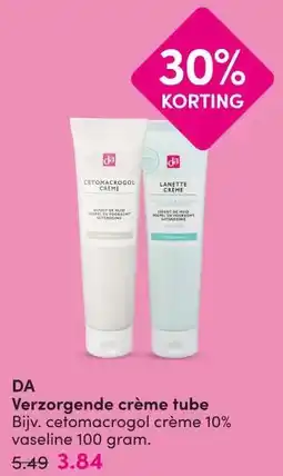 DA DA Verzorgende crème tube aanbieding