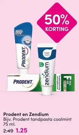 DA Prodent en Zendium aanbieding