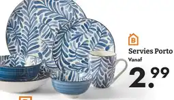 Blokker Servies Porto aanbieding