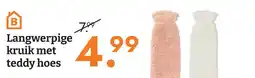 Blokker Langwerpige kruik met teddy hoes aanbieding
