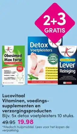 DA Lucovitaal Vitaminen, voedings- supplementen en verzorgingsproducten aanbieding