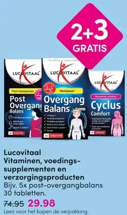 DA Lucovitaal Vitaminen, voedings- supplementen en verzorgingsproducten aanbieding