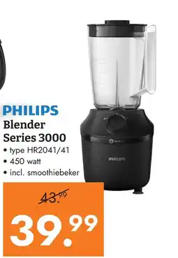 Blokker PHILIPS Blender Series 3000 aanbieding