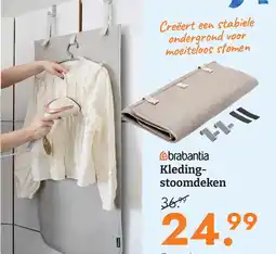 Blokker brabantia Kleding- stoomdeken aanbieding