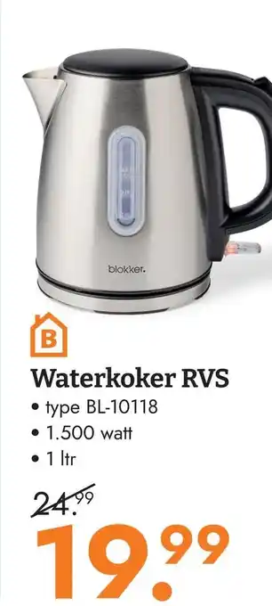 Waterkoker RVS