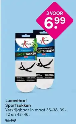 DA Lucovitaal Sportsokken aanbieding