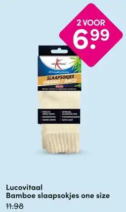 DA Lucovitaal Bamboe slaapsokjes one size aanbieding