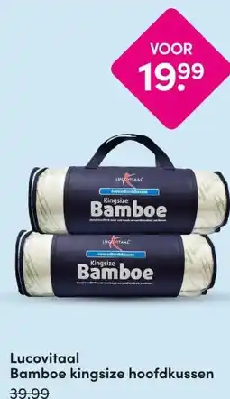 DA Lucovitaal Bamboe kingsize hoofdkussen aanbieding