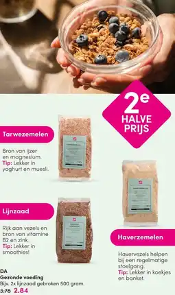 DA DA Gezonde voeding aanbieding