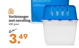 Blokker Vochtvanger met navulling aanbieding