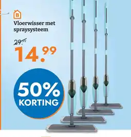 Blokker Vloerwisser met spraysysteem aanbieding