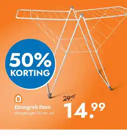 Blokker Droogrek Pavo aanbieding