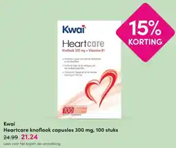 DA Kwai Heartcare knoflook capusles 300 mg, 100 stuks aanbieding