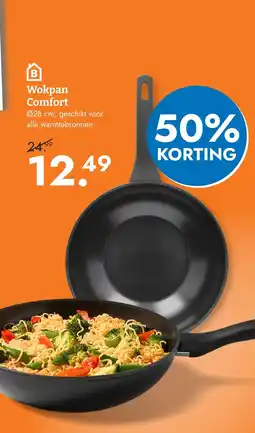 Blokker Wokpan Comfort aanbieding
