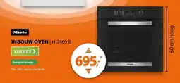 Expert Miele inbouw oven H 2465 B aanbieding